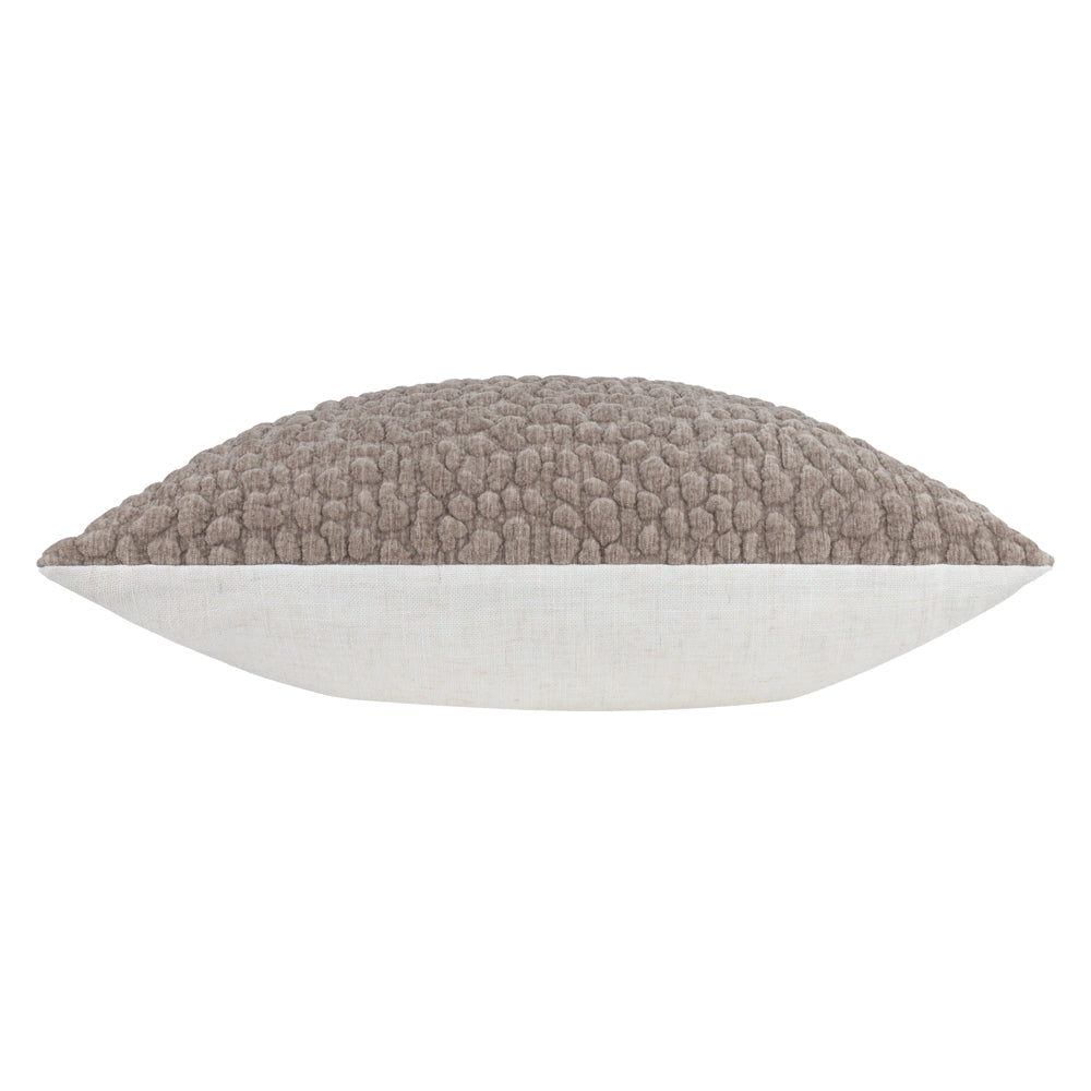 Abstract Grey Cushions - Pebble Textured Chenille Polyester Filled Cushion Slate Yard