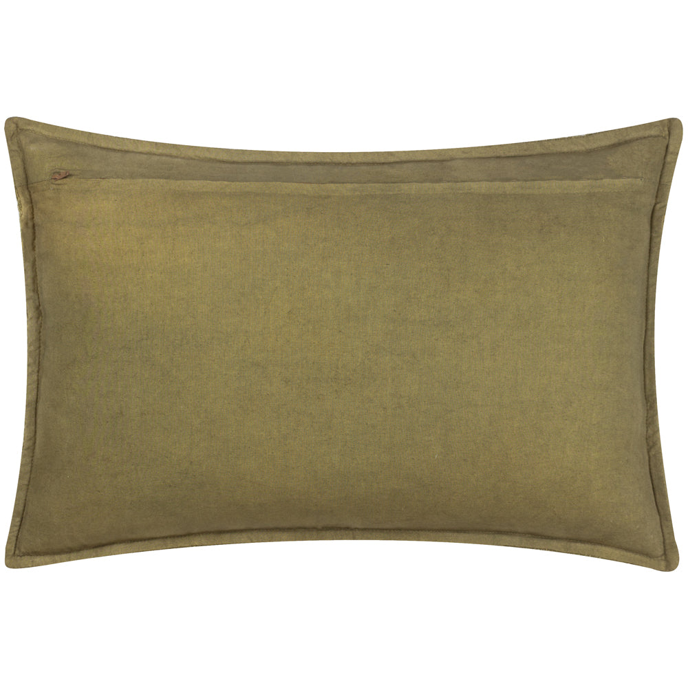 Not Applicable Green Cushions - Ramas Jacquard Polyester Filled Cushion Green Yard