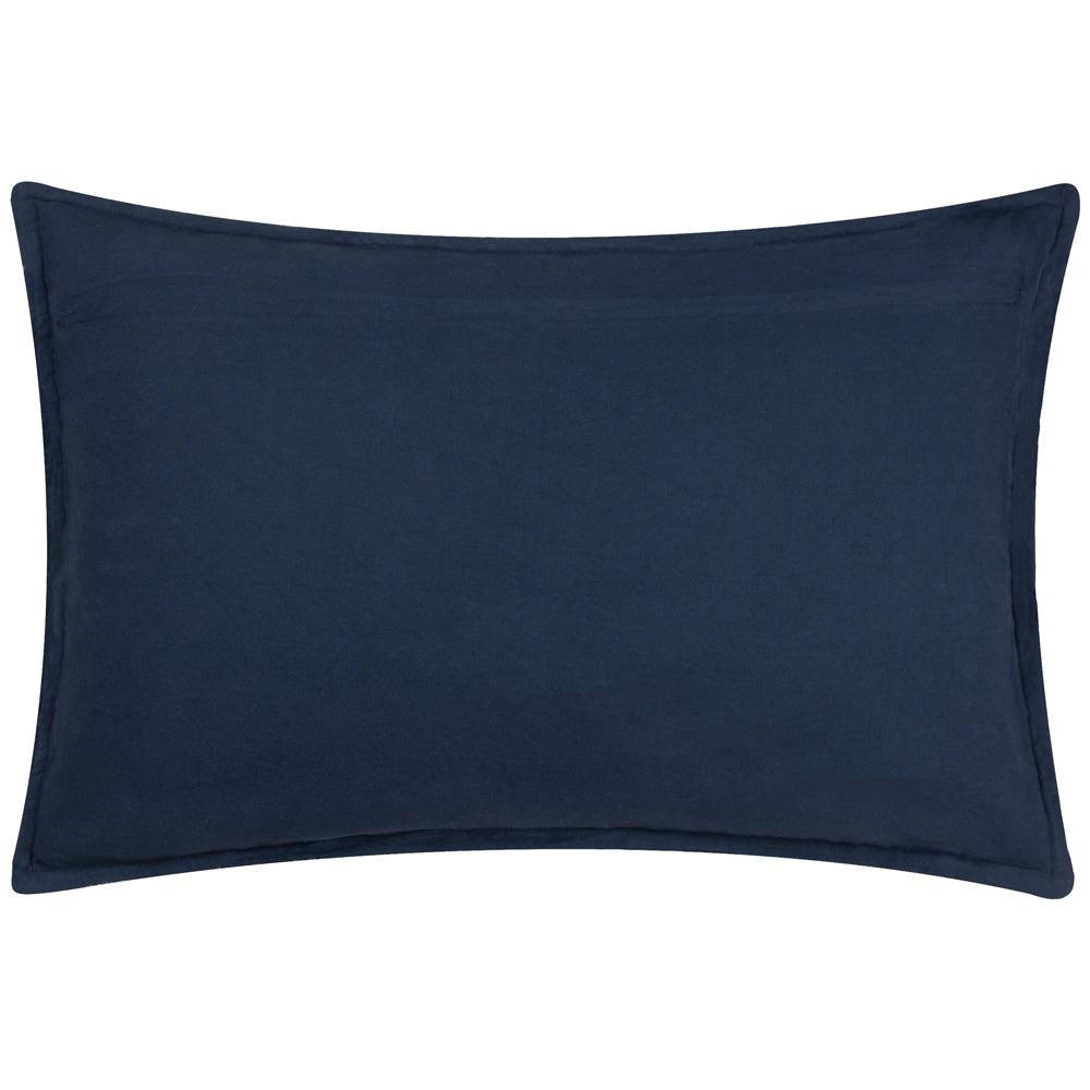 Not Applicable Blue Cushions - Ramas Jacquard Polyester Filled Cushion Indigo Yard