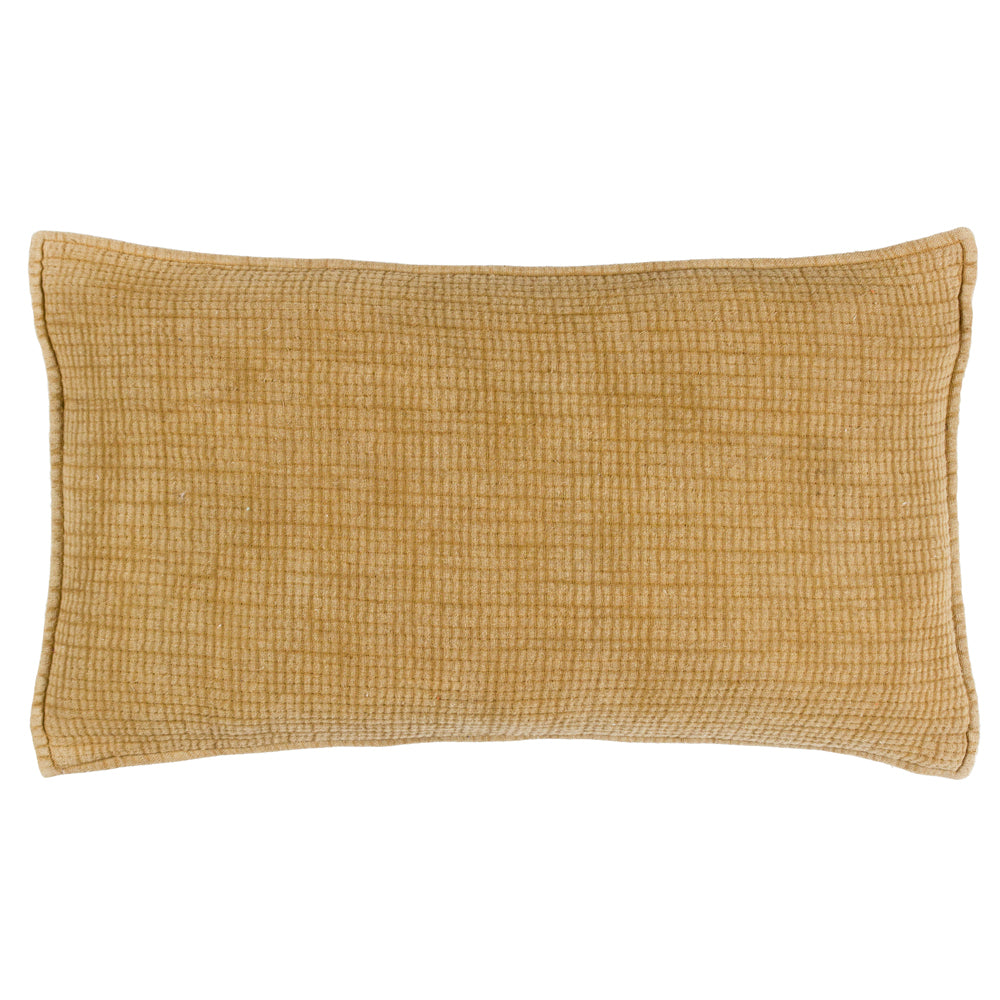 Plain Yellow Cushions - Ribble  Cushion Cover Honey Yard