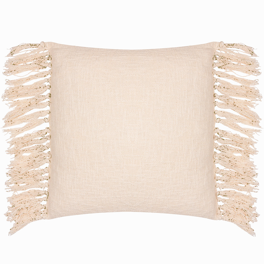Floral Green Cushions - Saku  Cushion Cover Olive Yard