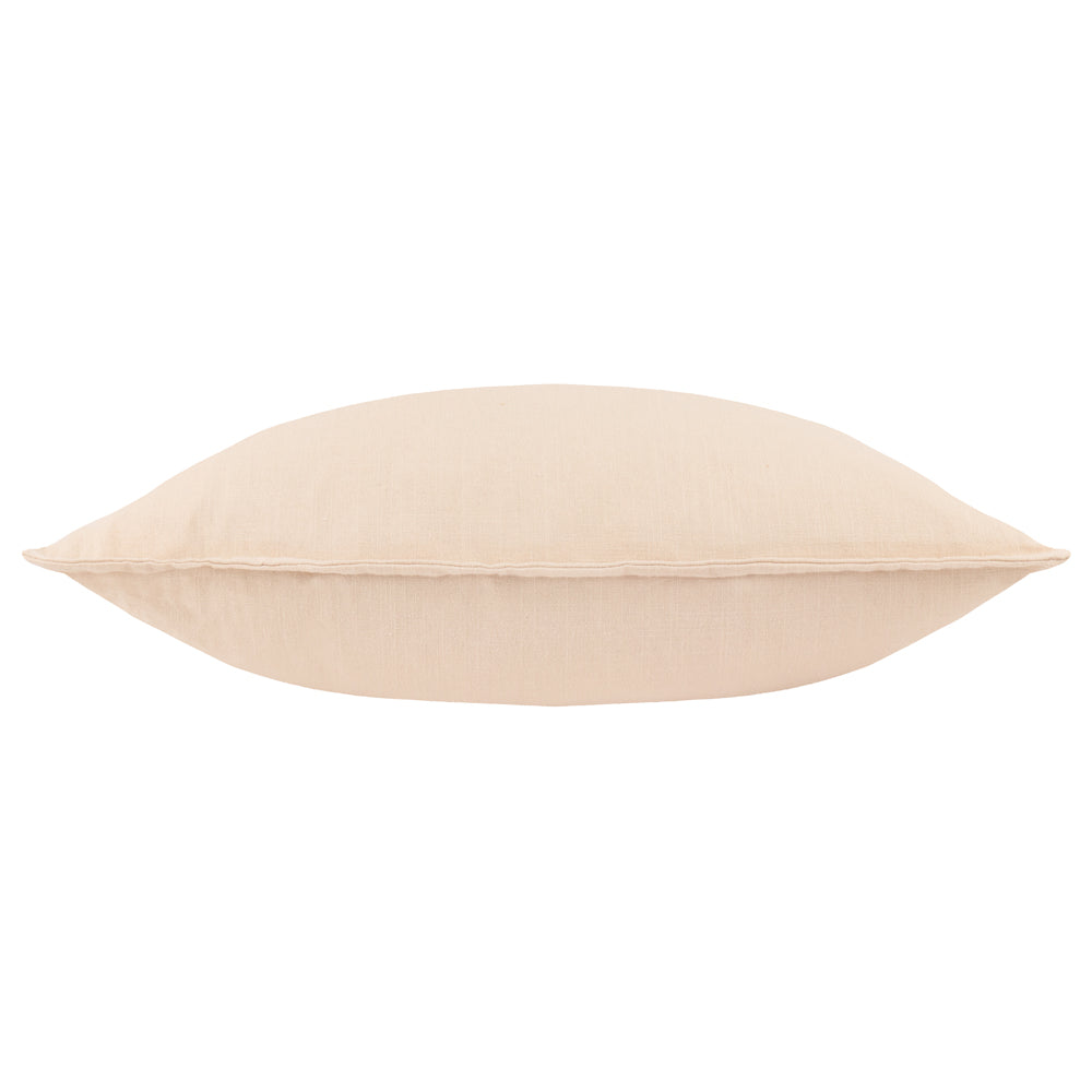 Plain Beige Cushions - Slub Cotton  Polyester Filled Cushion Linen Yard