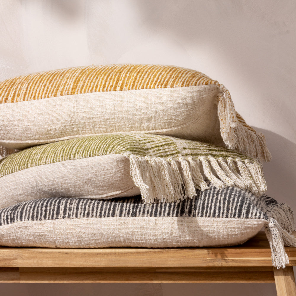 Abstract Yellow Cushions - Sono Ink  Cushion Cover Cumin Yard