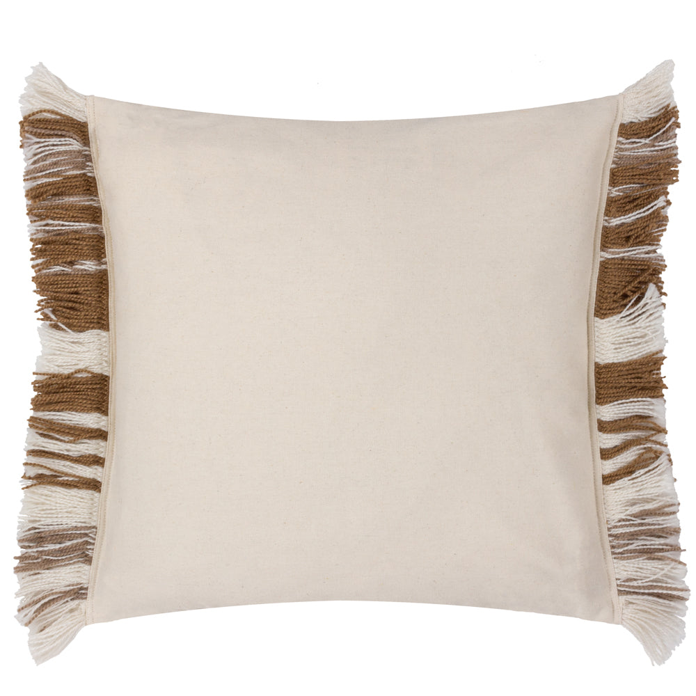 Striped Orange Cushions - Torode Woven Polyester Filled Cushion Baked Earth Yard