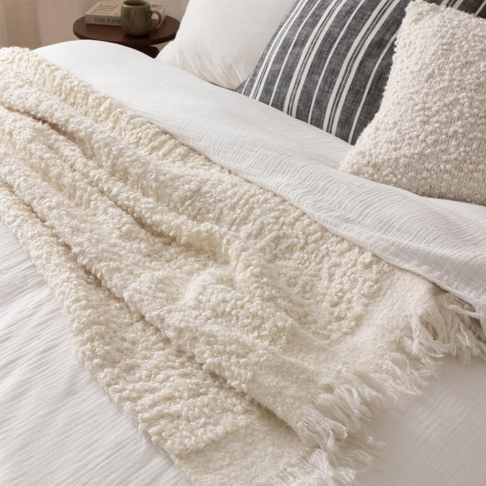 Plain Cream Cushions - Ulsmere  Polyester Filled Cushion Ecru Yard