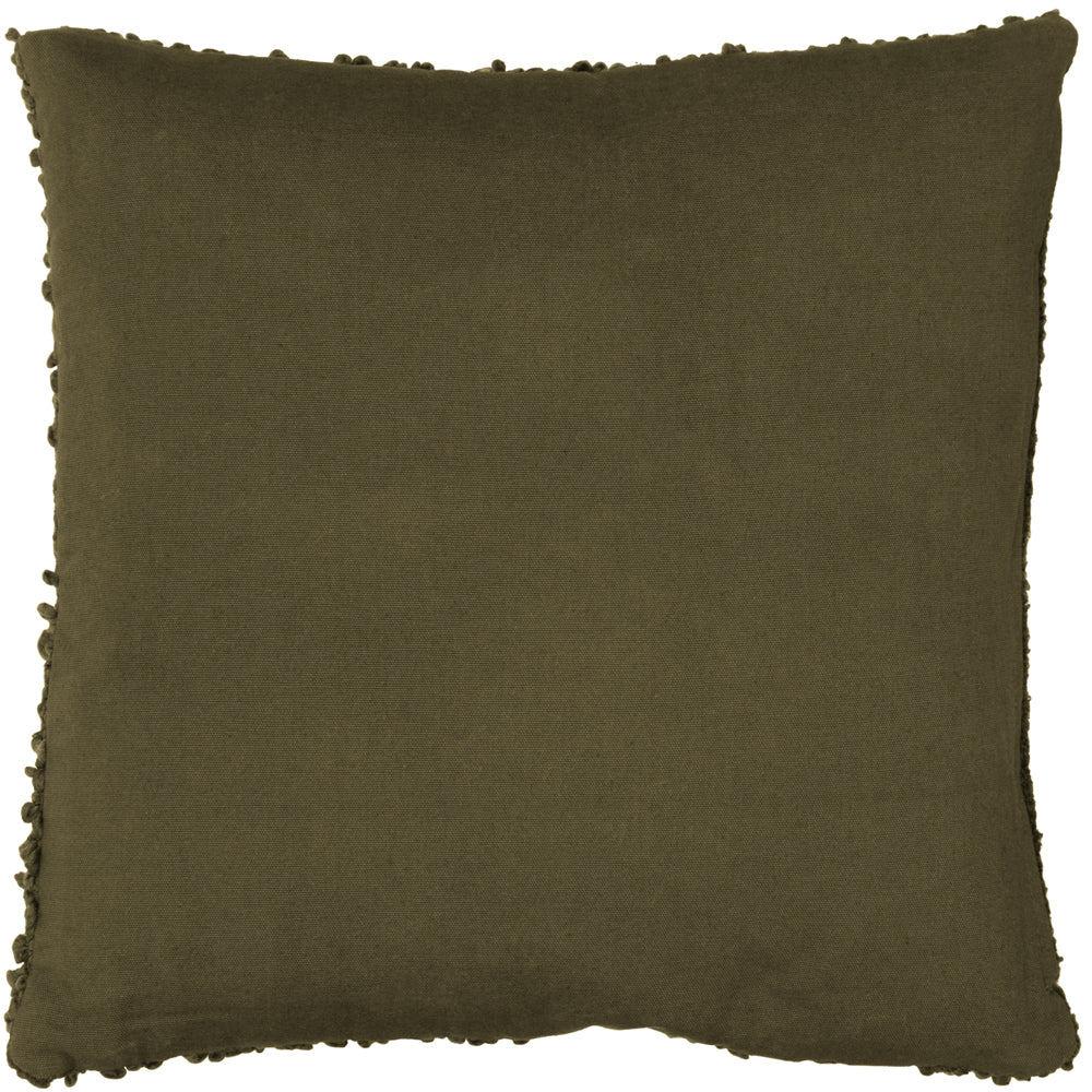 Plain Green Cushions - Ulsmere  Fibre Filled Cushion Lichen Yard