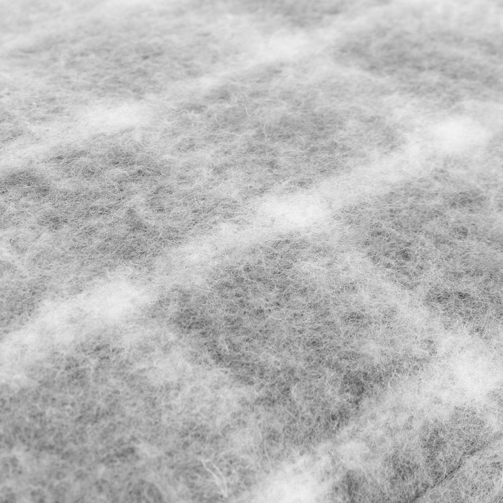 Check Grey Cushions - Yarrow Check  Cushion Cover Flint Grey Yard
