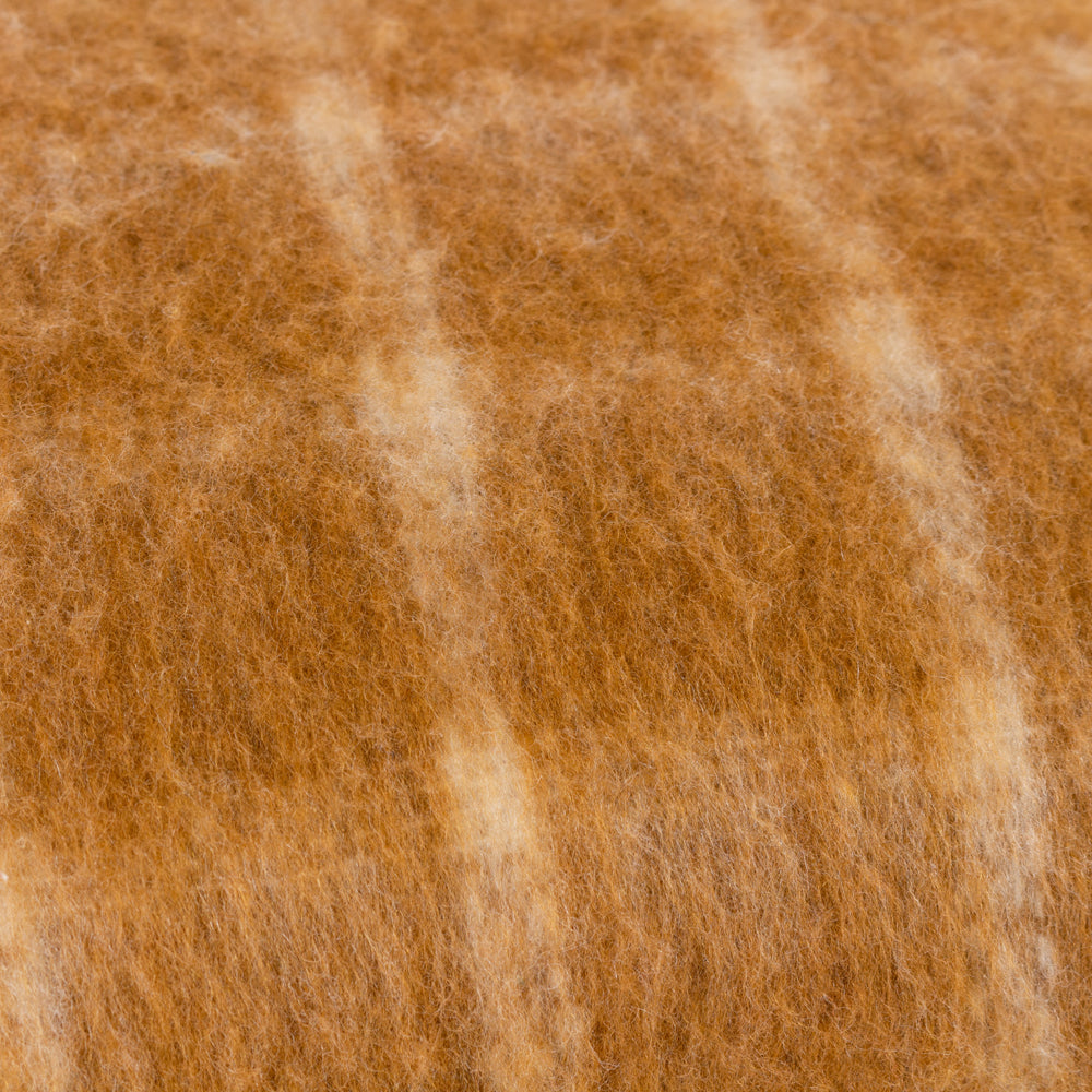 Check Orange Cushions - Yarrow Check  Cushion Cover Ginger Yard